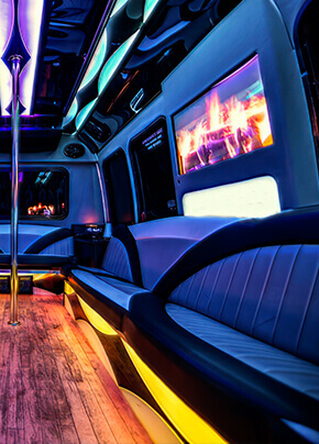 white party bus